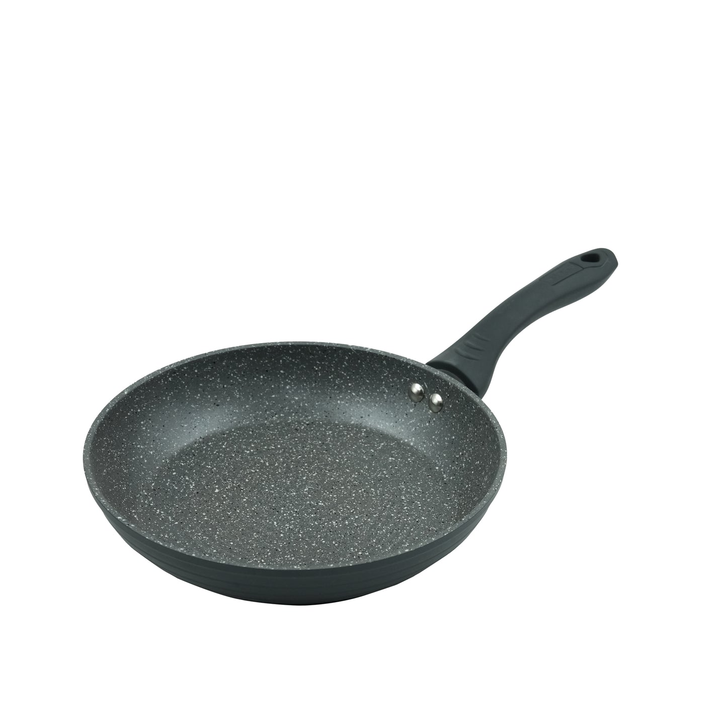 WO79108 Arde Cookware Set 8-Piece – Matte Black Finish – Non-Stick Durable Casserole Pots and Frying Pans with Glass Lids for Everyday Cooking