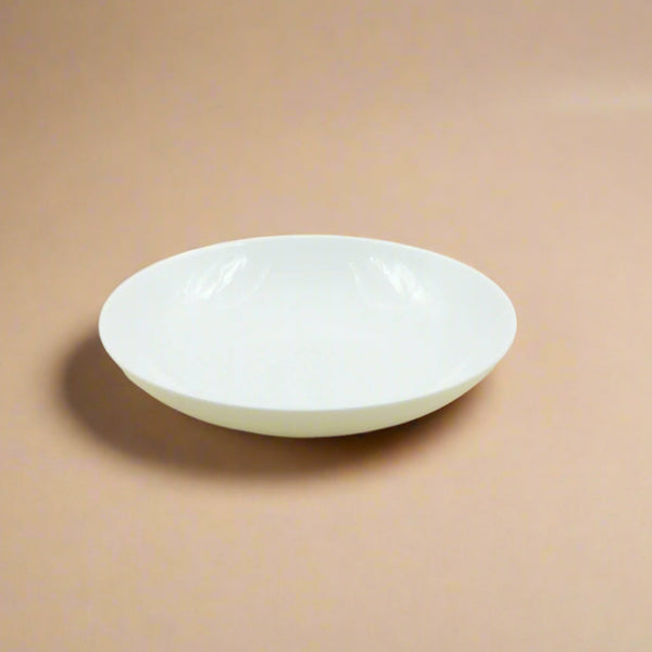 OX-BC7.5 – Soup Plate – 7.5" – Classic White Porcelain