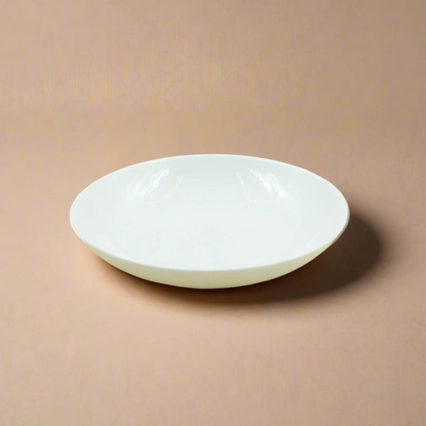 OX-BC8.5 – Soup Plate – 8.5" – Classic White Porcelain