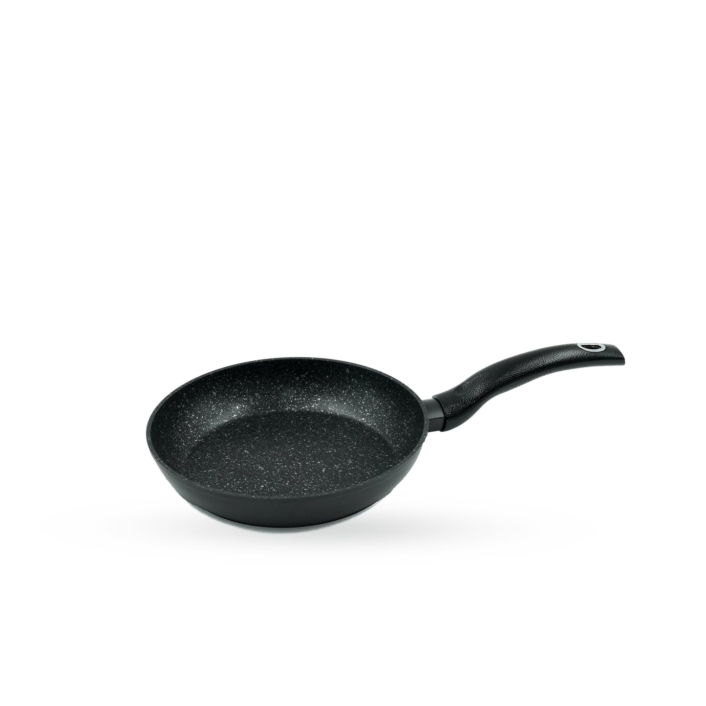 BG35776GY Bergner Orion Cookware Set 6-Piece – Black Granite Finish - Non-Stick Durable Pots and Frying Pans with Glass Lids for Everyday Cooking