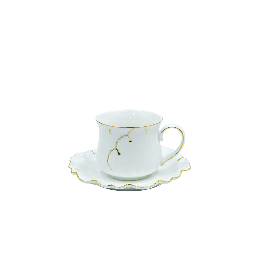 VS-056 Turkish Coffee Cup & Saucer Set 12 pcs