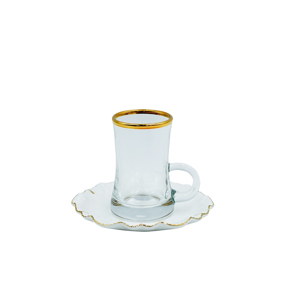 VS-058 Tea Cup & Saucer Set 12 pcs