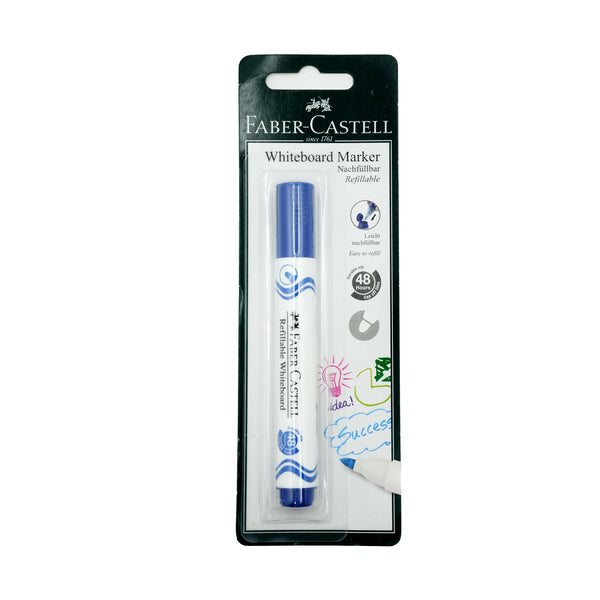 FCM254052 – Faber-Castell Whiteboard Marker – Blue – Refillable – 1 Piece