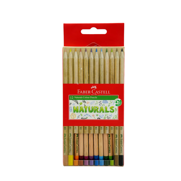 FCI115012 – Faber-Castell Natural Colour Pencils – 12 Shades