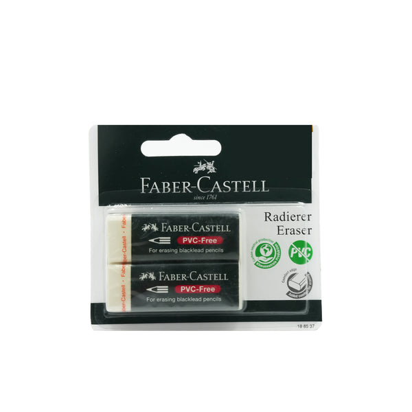 FCM188537 – Faber-Castell PVC-Free Eraser Big – 2 Pieces