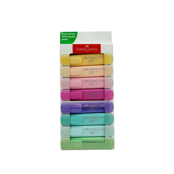 FC254658 – Faber-Castell Textliner 46 Pastel Highlighter – Pack of 8