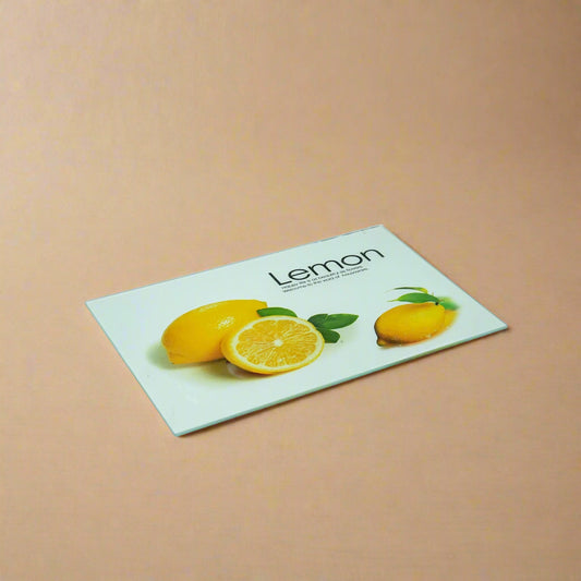 Glass Chopping Board – Lemon Print Design – 30cm (L) x 20cm (W) – GLA21811