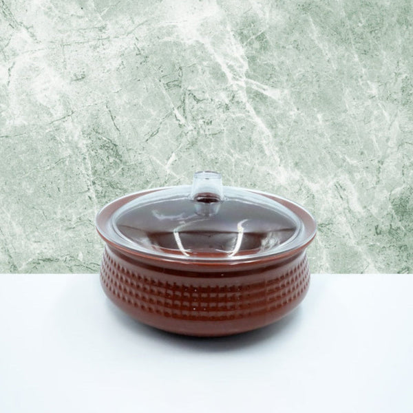 HO-665-XS-BW Bowl With Lid - Red