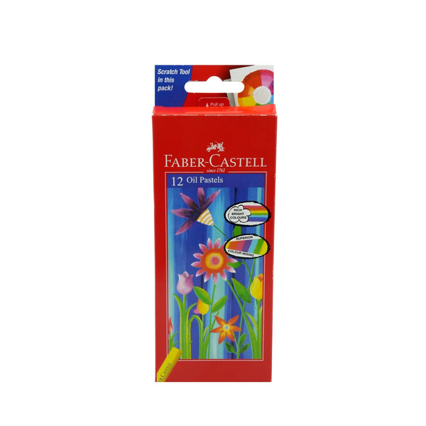 126012 – Faber-Castell Oil Pastels – 12 Colors