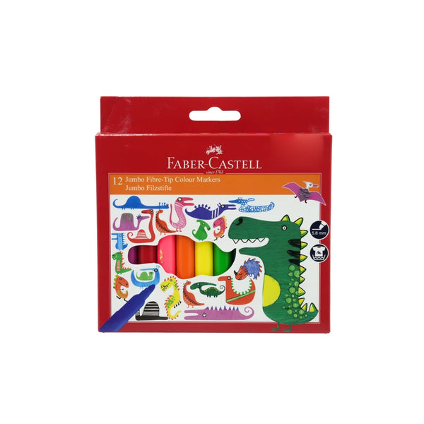 FCIN559413 – Faber-Castell Jumbo Felt Pen Set – 12 Colors