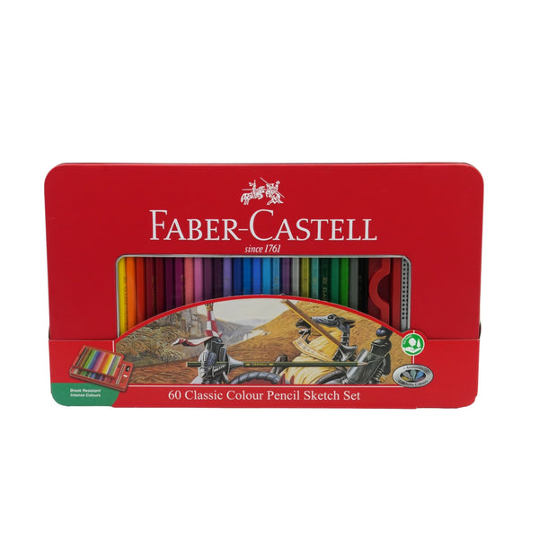 FCI115893 Faber-Castell Classic Colour Pencils – 60 Colours