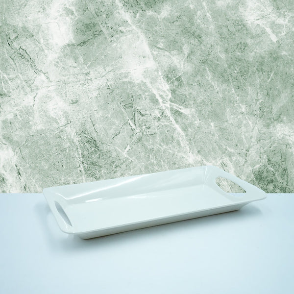 782130-W Rectangle Tray With Handle -  13 Inches