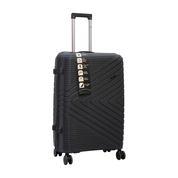 HT-6993 – HT Trolley Case with TSA Lock & 360° Spinner Wheels – Dark Grey – Available in 13", 20", 24", 28"