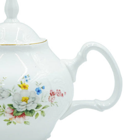 SR-014 Tea Pot With Gold Rim 1200ML