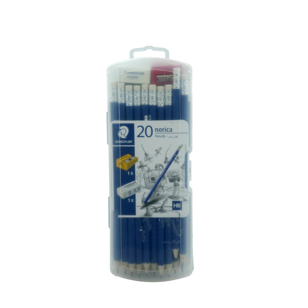 STP-PACK-399 Staedtler Norica Pencil Set – 20 Pencils with Eraser & Sharpener