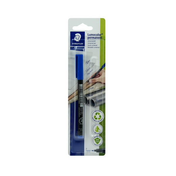 ST-318-3BKDA Staedtler Lumocolor Permanent Marker – Blue