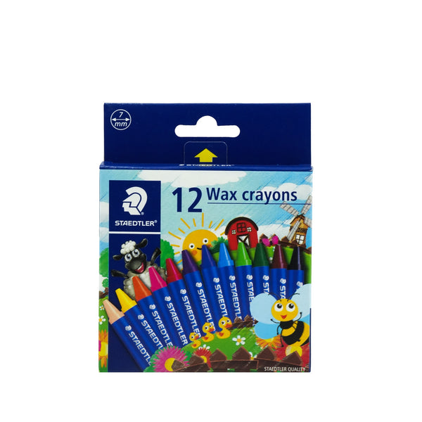 2200-NC12 Staedtler Wax Crayons – 12 Colours