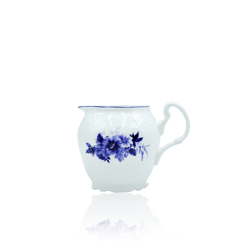 SNZ-018 17PC Tea  Set With Blue Rim