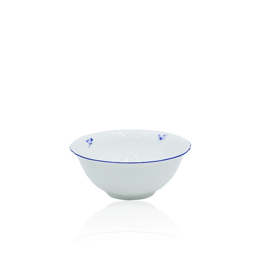 SNZ-010 Salad Bowl With  Blue Rim