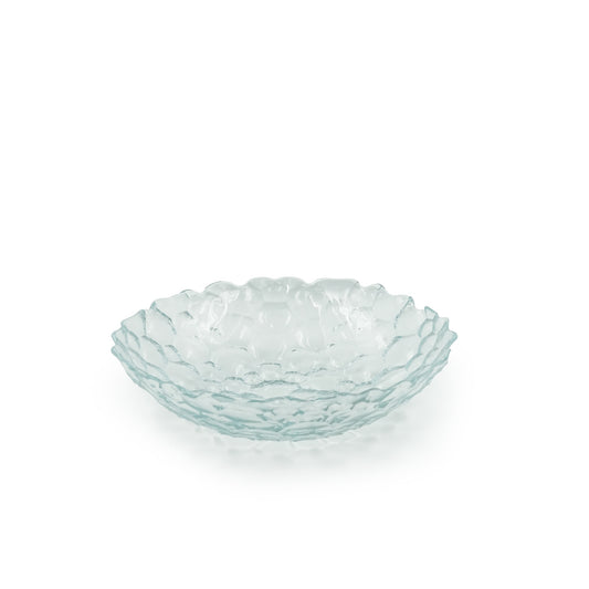 DSP6001-2 Glass Fruit Bowl – 27cm Diameter – Elegant Clear Serving Bowl for Fruits, Snacks, and Table Display