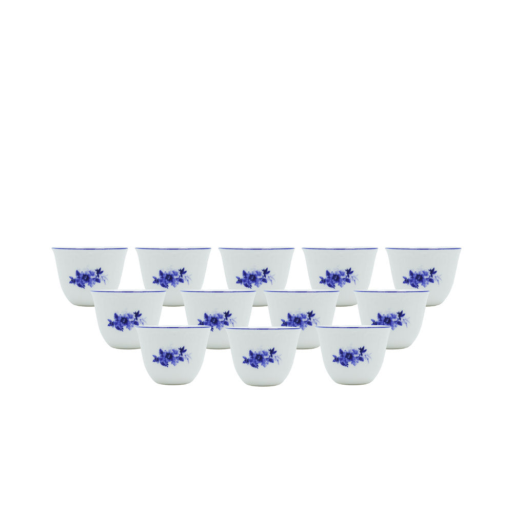 SNZ-001 Cawa Cup 12PC Set With Blue Rim