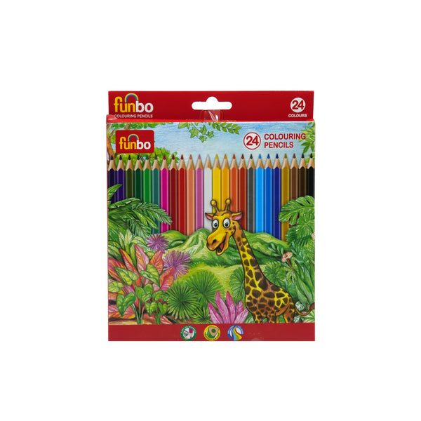 FO-CLP-24 Funbo Colouring Pencils – 24 Colours