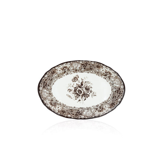 SH52465 Divine Brown Oval Plate