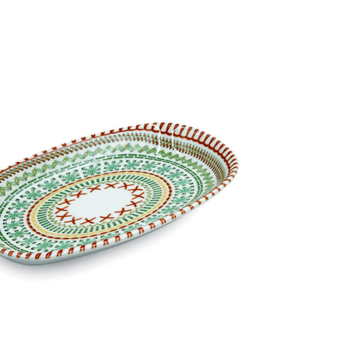 D3 Porcelain Oval Plate 14.5CM