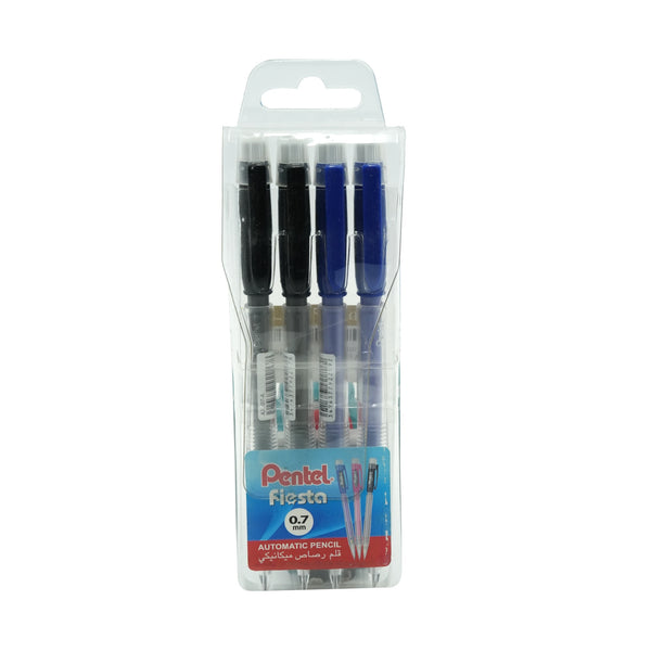 PE-AX107-04 Pentel Fiesta Mechanical Pencil – 0.7mm – Pack of 4