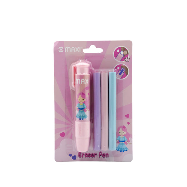 MX-ERP-P Maxi PVC-Free Eraser Pen with Refill – Pink