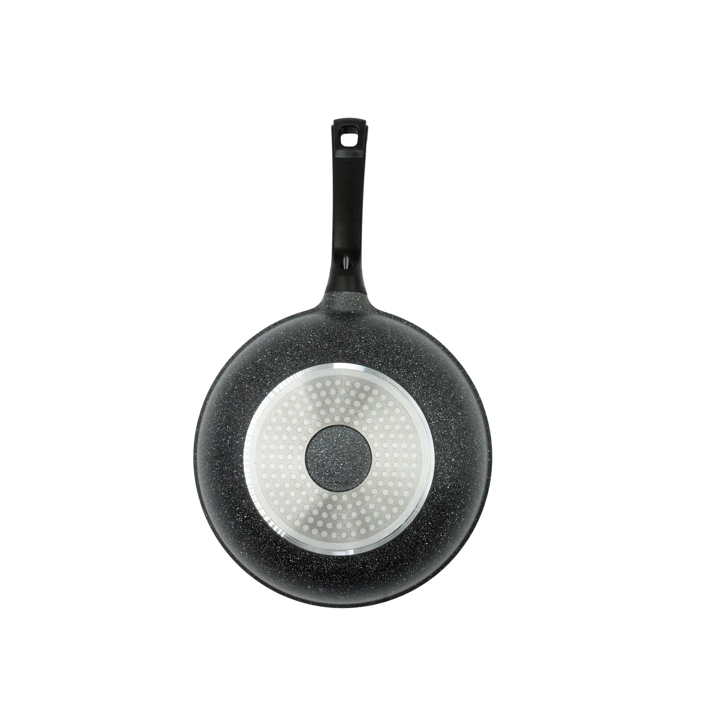 GV-320 Fry Pan – 28cm Non-Stick Granite Finish with Glass Lid – Deep Frying Pan for Searing, Stir-Frying, and Everyday Cooking