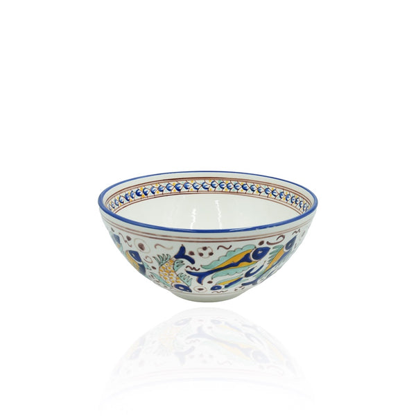 30-PB Ceramic Round Bowl Jasmine Victoria, 12 Inches