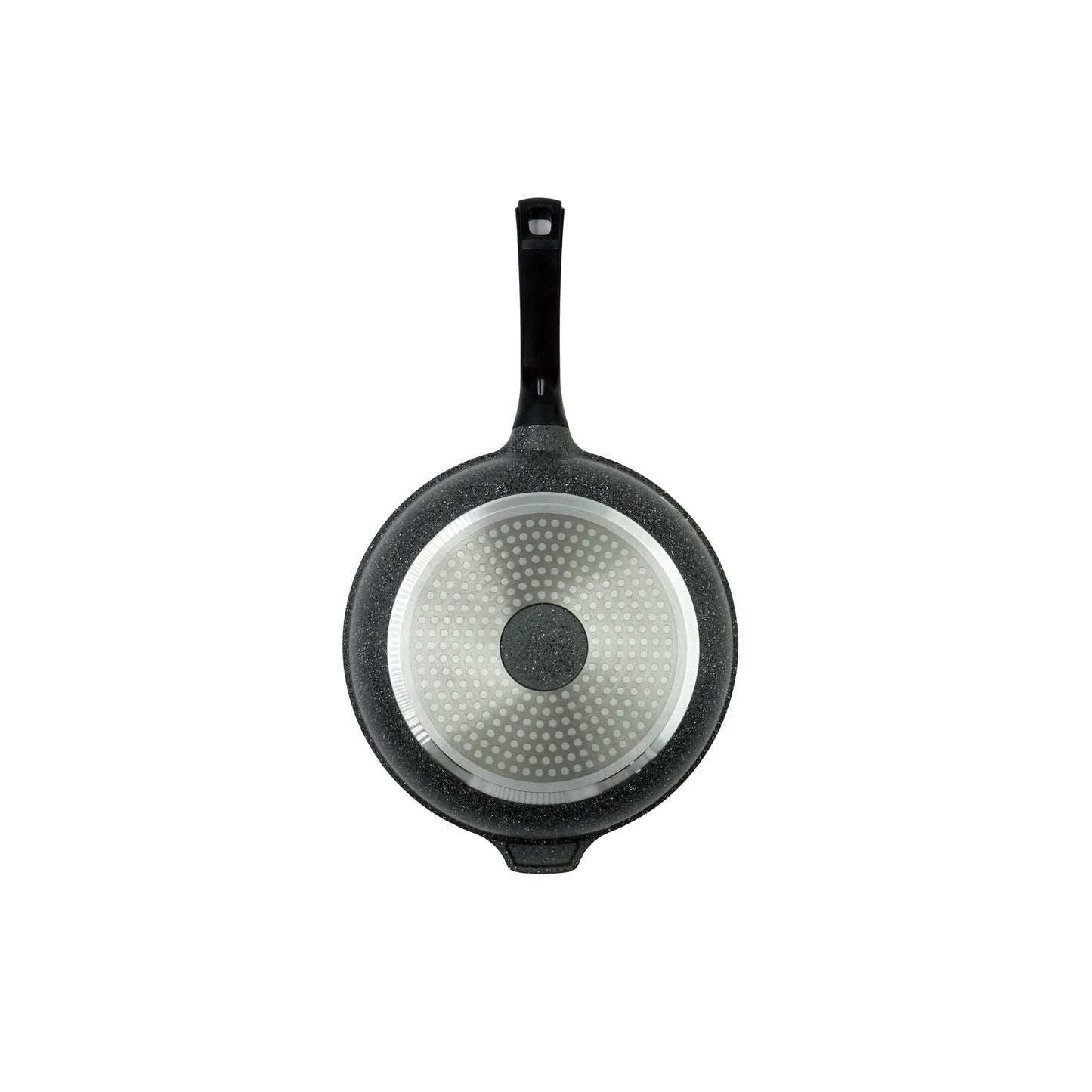 GV-265 Deep Fry Pan – 28cm Non-Stick Granite Finish with Glass Lid – High-Sided Frying Pan for Deep Frying, Stir-Frying, and Everyday Cooking