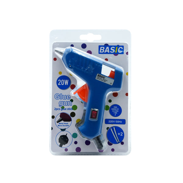 GG-9710 Basic 20W Glue Gun with 2 Glue Sticks – Blue