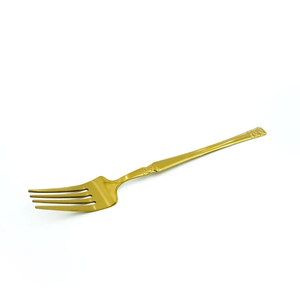 97750-11 Stainless Fork 6PC Set Gold, 15cm (H)