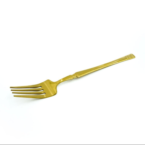 97750-10 Stainless Fork 6PC Set Gold, 20cm (H)