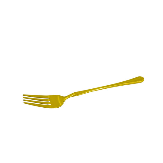 97753-07 Stainless Fork 6PC Set Gold, 15cm (H)