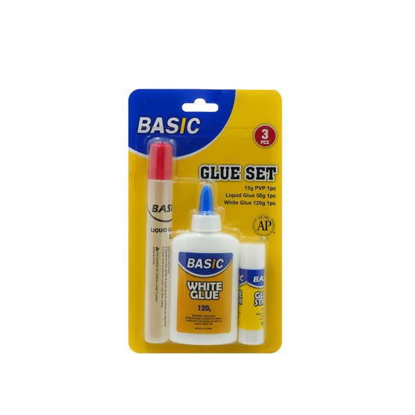 GS-2133 Basic Glue Set – 3 Pieces – Card Pack