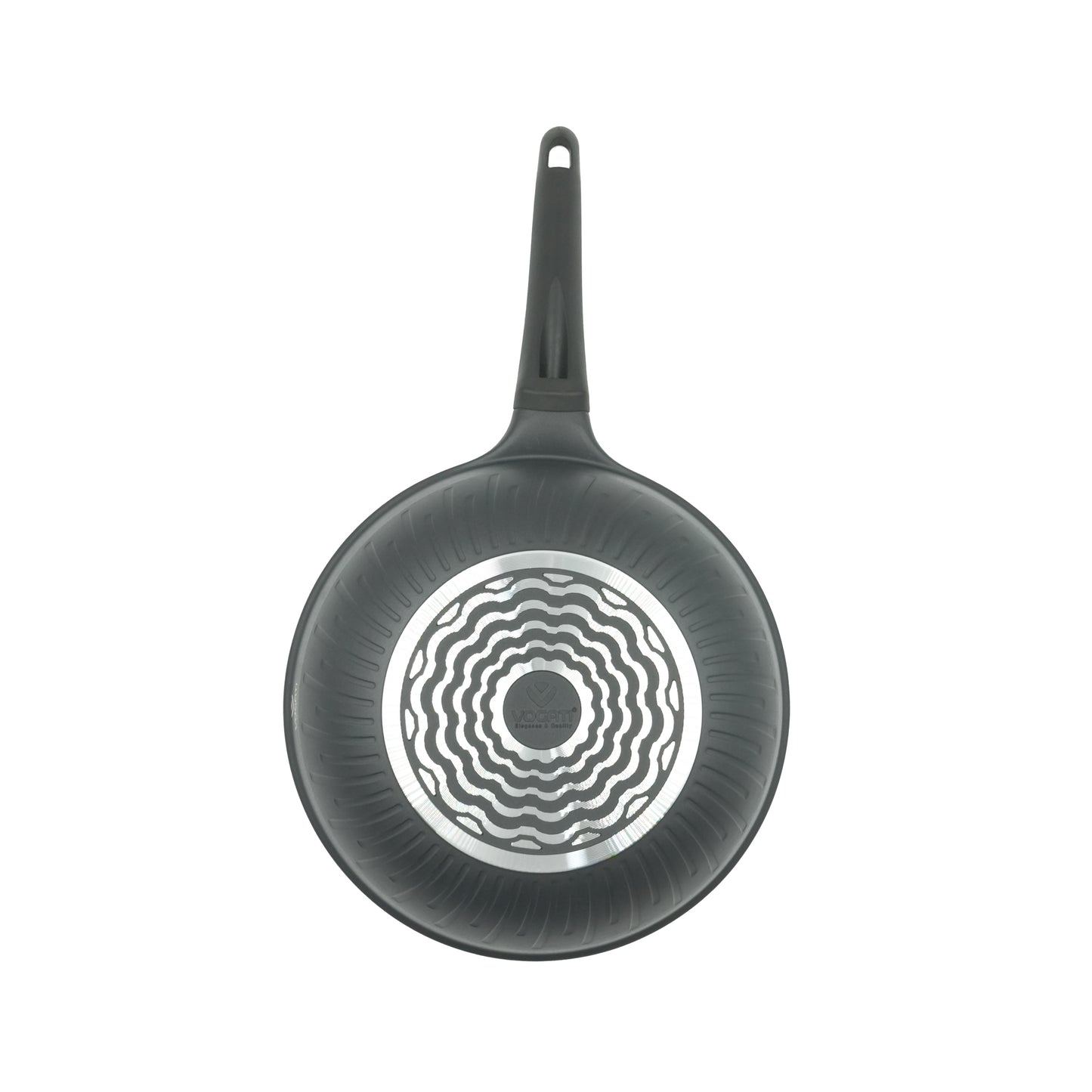 SPWO-28 Vogati Wok 28cm – Non-Stick Granite Coated Aluminum Wok with Ergonomic Handle for Stir-Fry and Everyday Cooking