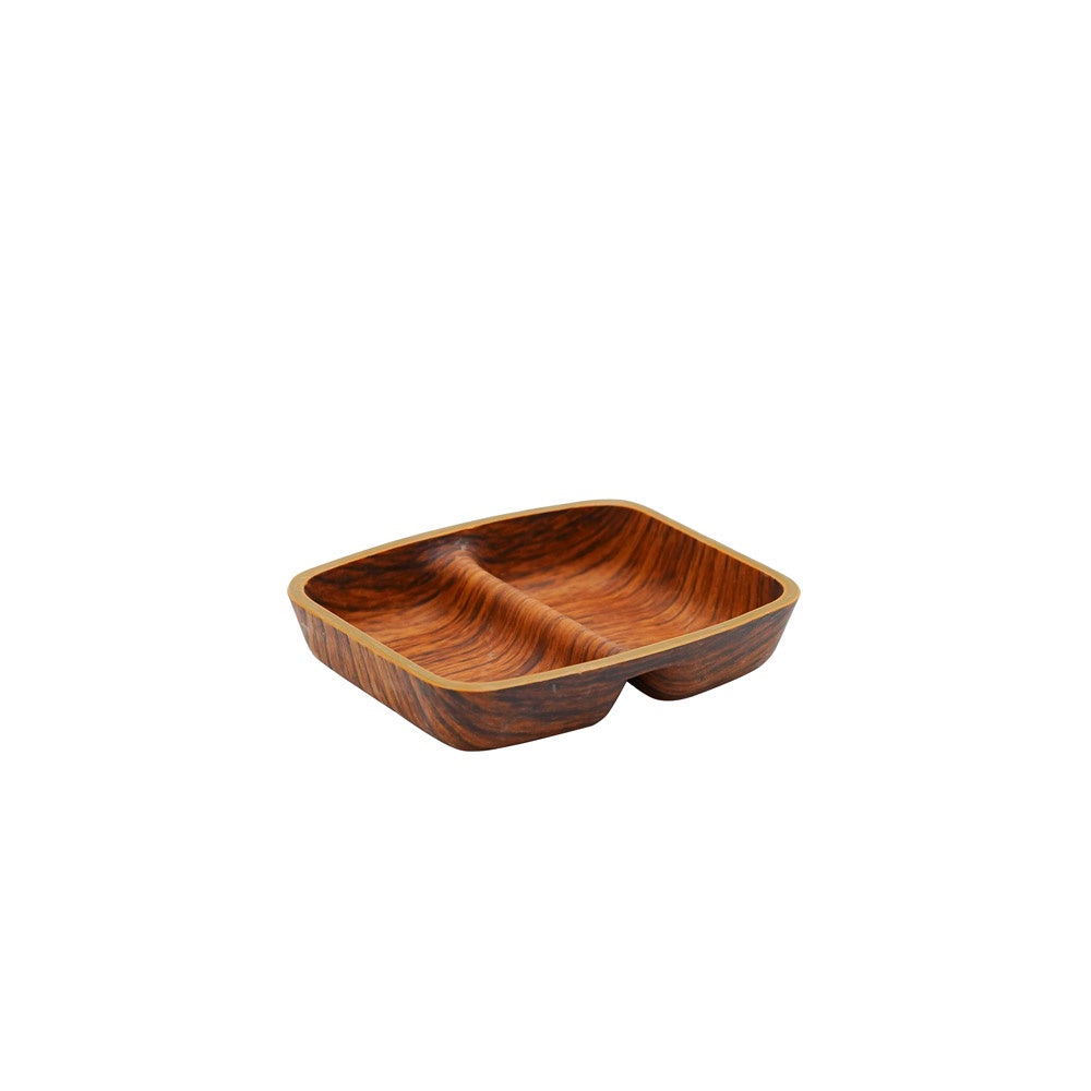 10263-M Rectangular 2 Comp Sauce Bowl