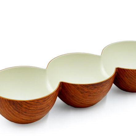 10328-MK Triple Snack Bowl