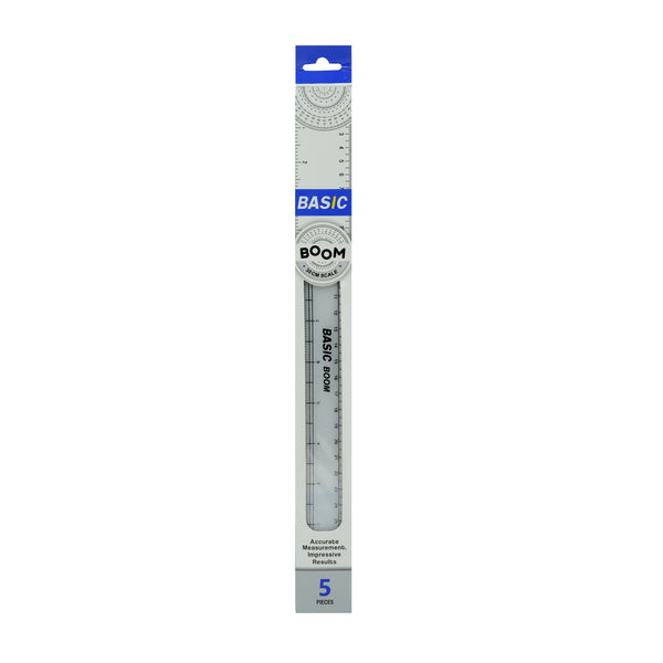7011 Basic Boom Ruler – 30cm – 5 Pieces