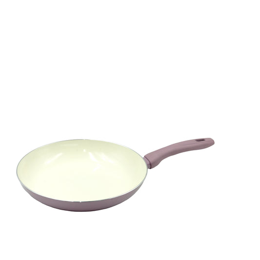 KNT Ceramic Fry Pan – Non-Stick Ceramic-Coated Frying Pan with Soft Handle – Elegant and Eco-Friendly Cookware for Healthy Everyday Cooking