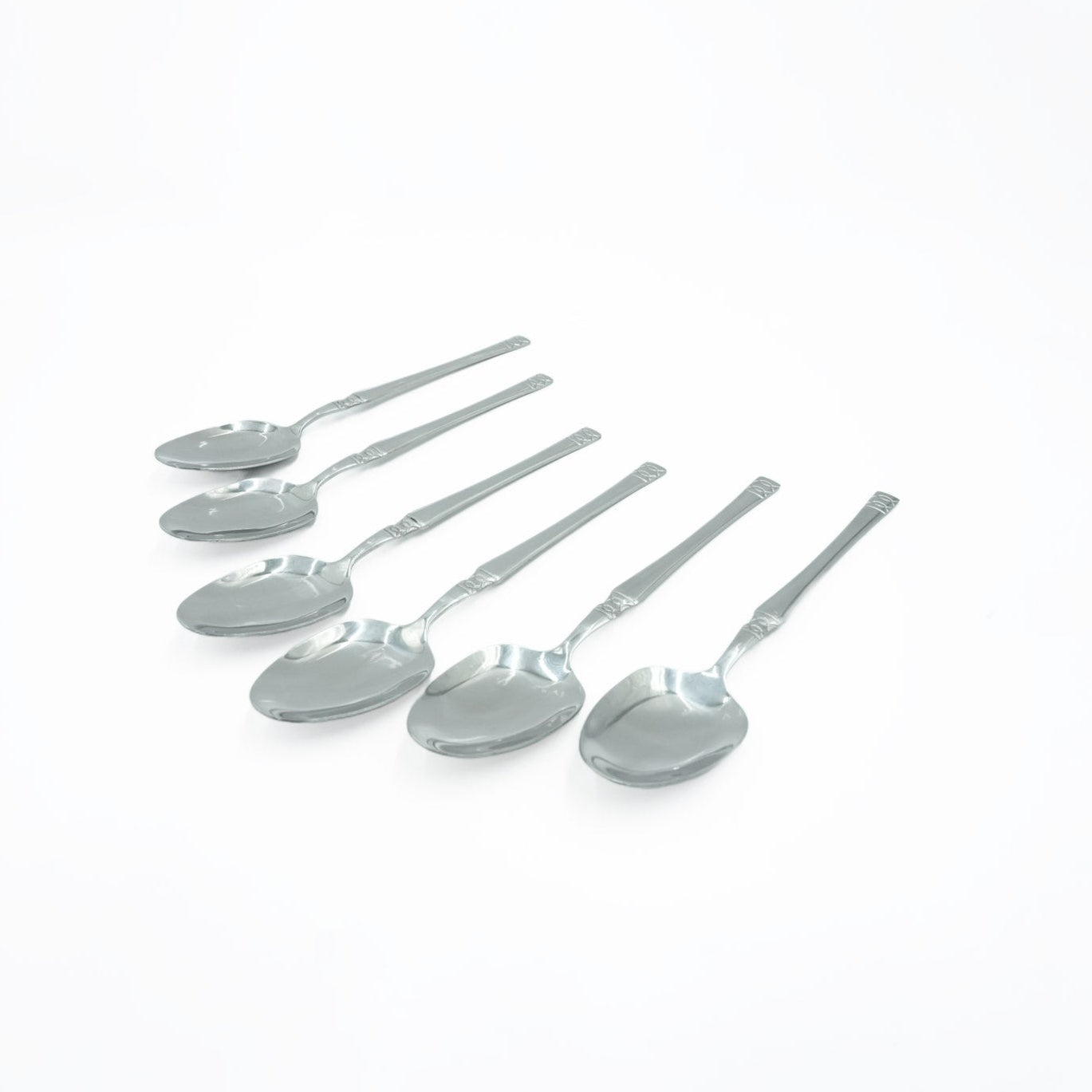 97750-05 Stainless Spoon 6PC Set Silver, 20cm (H)