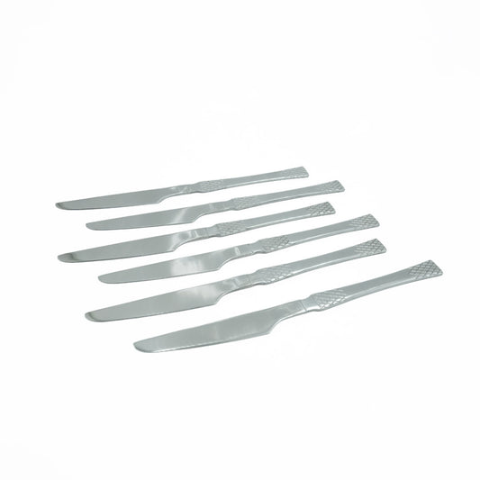 97749-16 Stainless Knife 6PC Set Silver, 23cm (H)