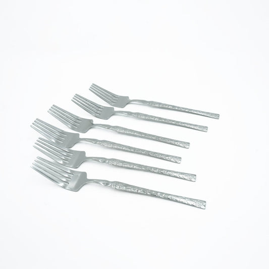 97749-07 Stainless Fork 6PC Set Silver, 15cm (H)