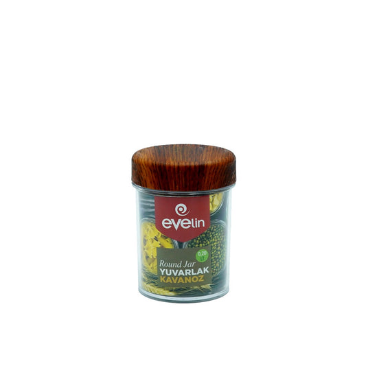 10826-M Evelin Round Jar 0.20L