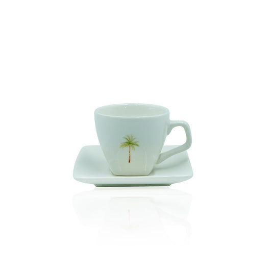 VC607 Milk Cup & Saucer Set 12 pcs