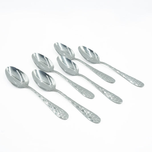 97752-03 Stainless Spoon 6PC Set Silver, 20cm (H)