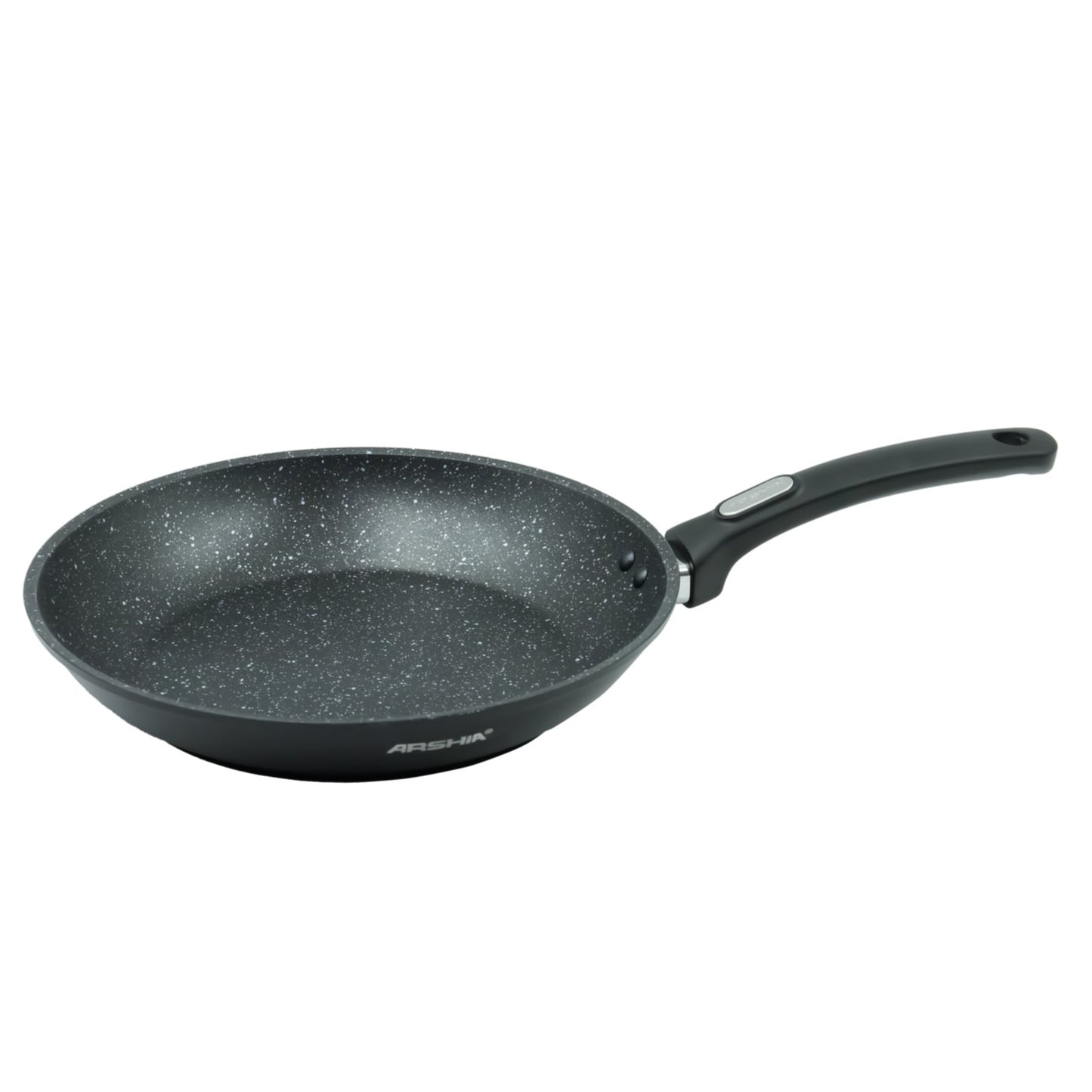 CO112 Forged Fry Pan – Non-Stick Black Granite Finish Aluminum Frying Pan with Ergonomic Handle for Everyday Cooking